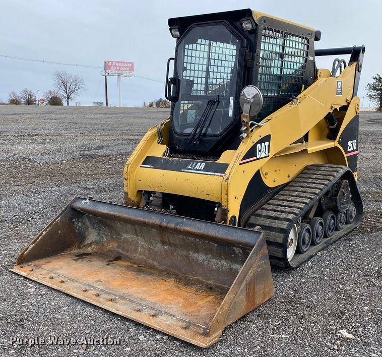 image for item JW9306 2007 Caterpillar 257B  tracked skid steer loader