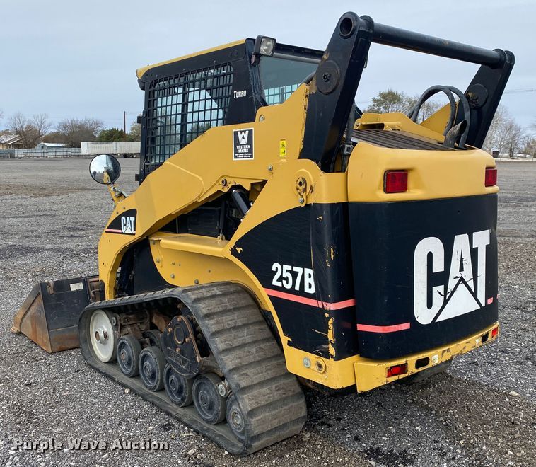 image for item JW9306 2007 Caterpillar 257B  tracked skid steer loader