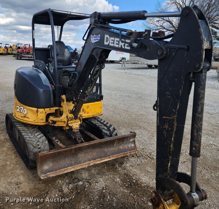 image for item JW9953 2013 John Deere 27D  mini excavator