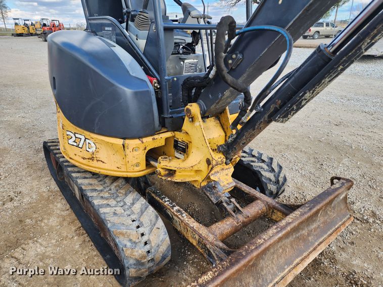 image for item JW9953 2013 John Deere 27D  mini excavator