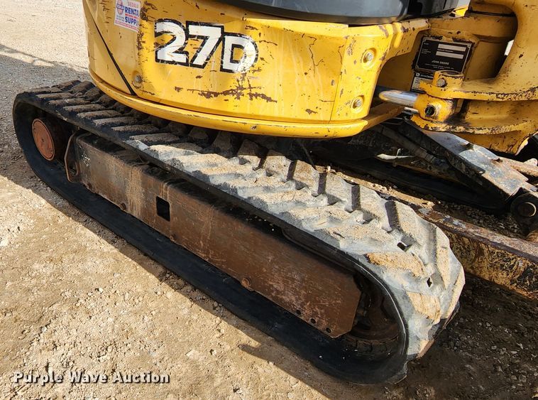 image for item JW9953 2013 John Deere 27D  mini excavator