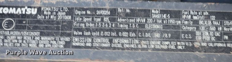 image for item KB9933 2012 Komatsu D65WX-17  dozer