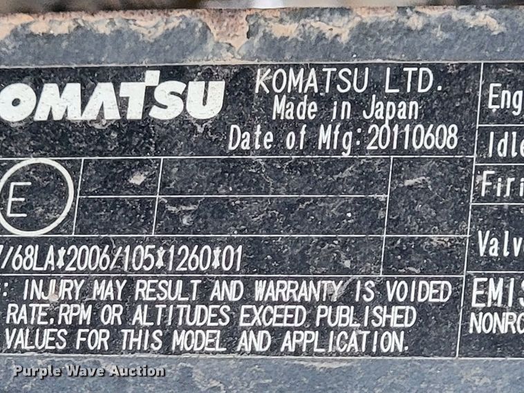 image for item KB9933 2012 Komatsu D65WX-17  dozer