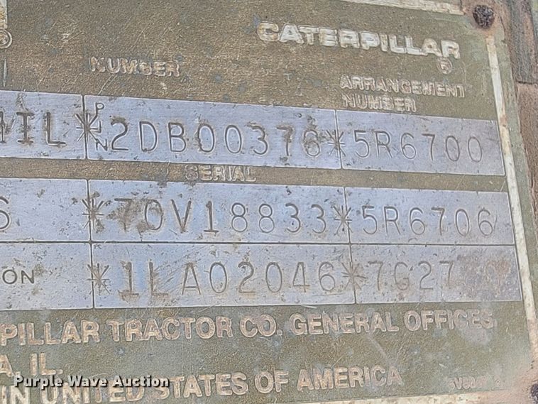 image for item KB9942 1984 Caterpillar 621B  conventional scraper