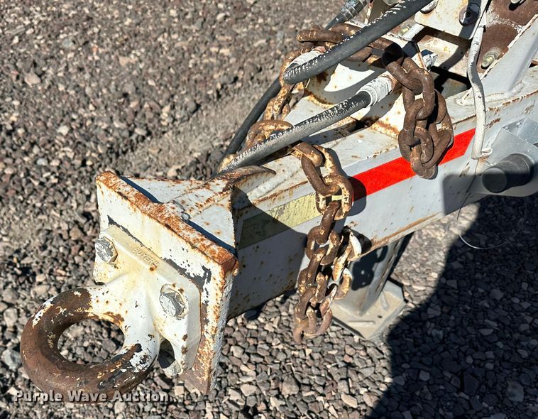 image for item KC9391 1989 Wisconsin 1900-16  tilt deck equipment trailer