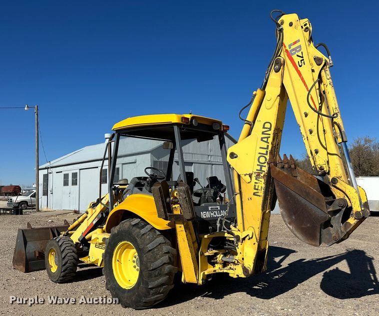 image for item KC9395 2000 New Holland LB75  backhoe