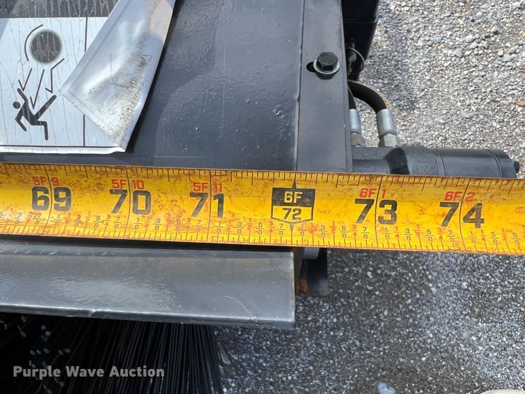 image for item KF9737 JCT  72" W skid steer broom