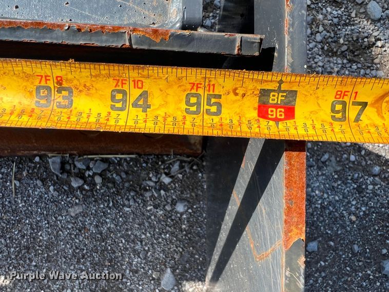 image for item KF9738 96" W skid steer grader