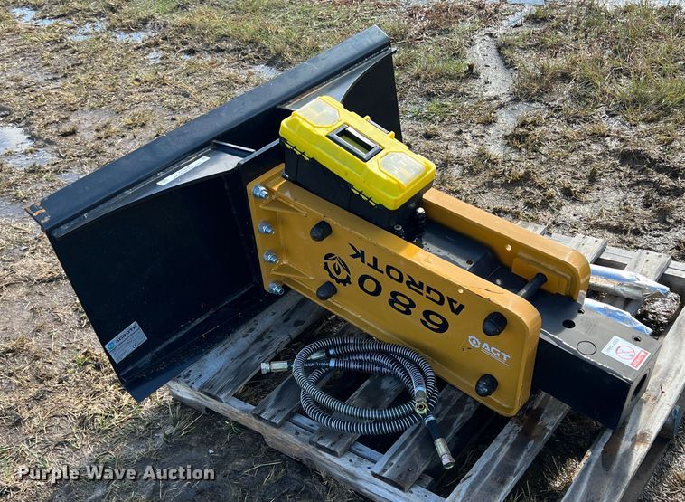 image for item KF9740 2022 Agrotk 680  skid steer breaker