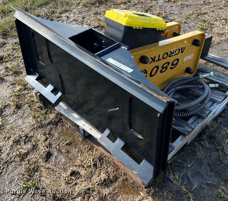 image for item KF9740 2022 Agrotk 680  skid steer breaker
