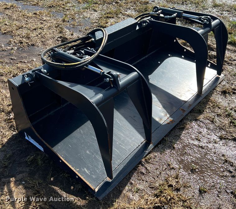 image for item KF9743 JCT  72"W skid steer grapple bucket