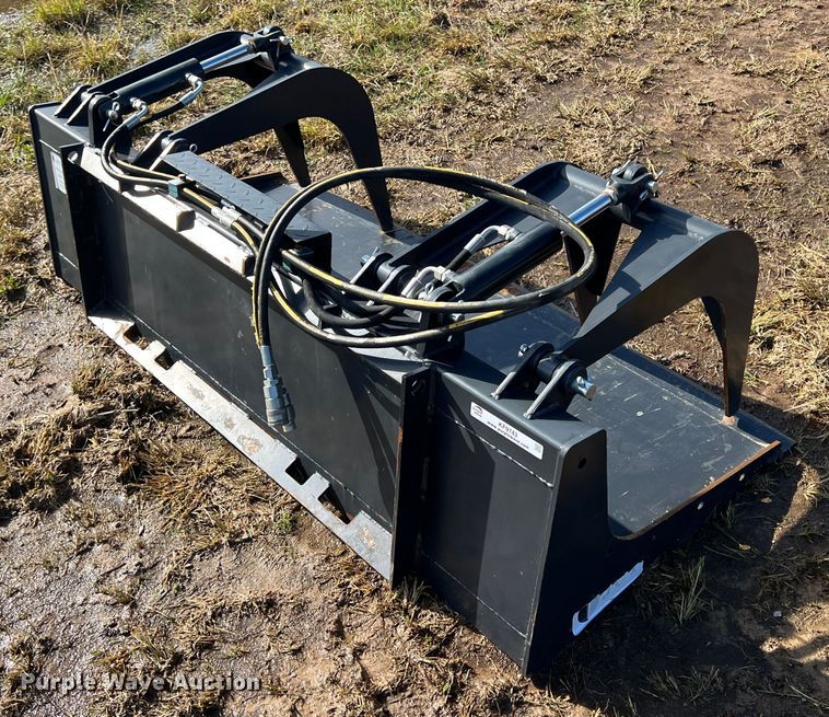 image for item KF9743 JCT  72"W skid steer grapple bucket