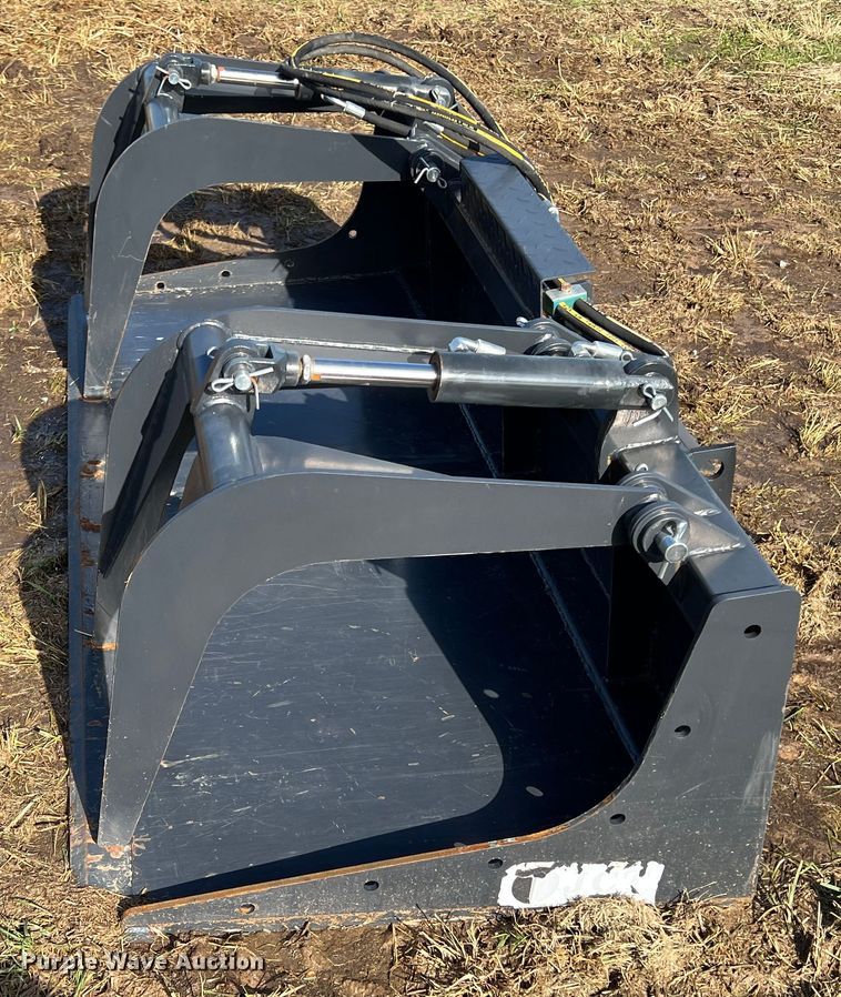 image for item KF9743 JCT  72"W skid steer grapple bucket