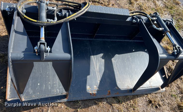 image for item KF9743 JCT  72"W skid steer grapple bucket