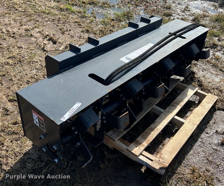 image for item KF9744 72"W skid steer tiller