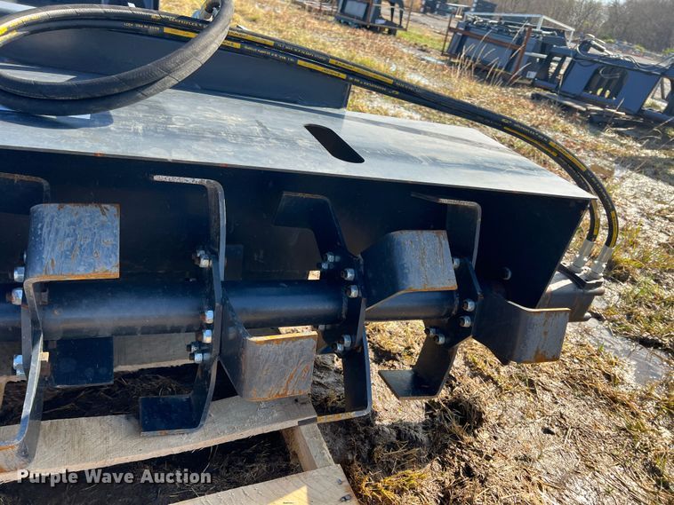 image for item KF9744 72"W skid steer tiller