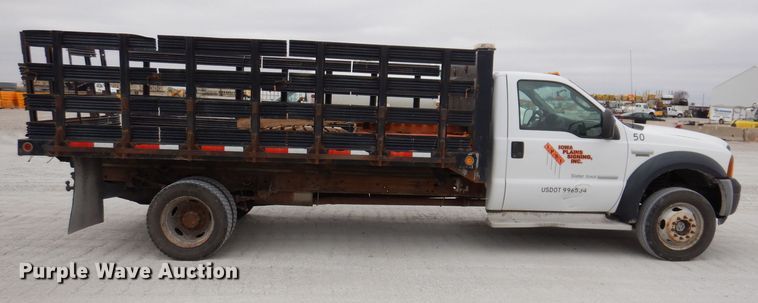 image for item KW9700 2006 Ford F450 Super Duty XL  flatbed truck