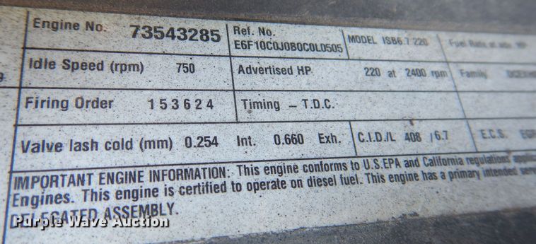 image for item KW9766 2014 Kenworth T370  truck cab and chassis