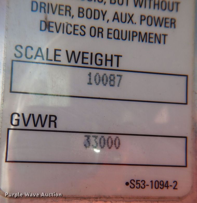 image for item KW9766 2014 Kenworth T370  truck cab and chassis