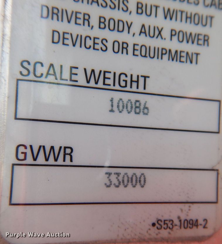 image for item KW9767 2014 Kenworth T370  truck cab and chassis