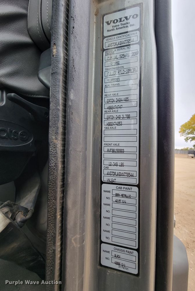 image for item LL9549 1999 Volvo VN  semi truck