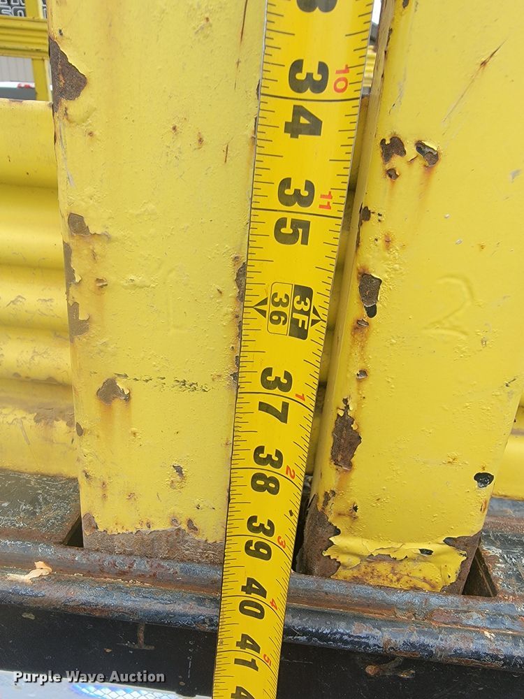 image for item LL9691 2006 International 4300  flatbed truck with crash attenuator