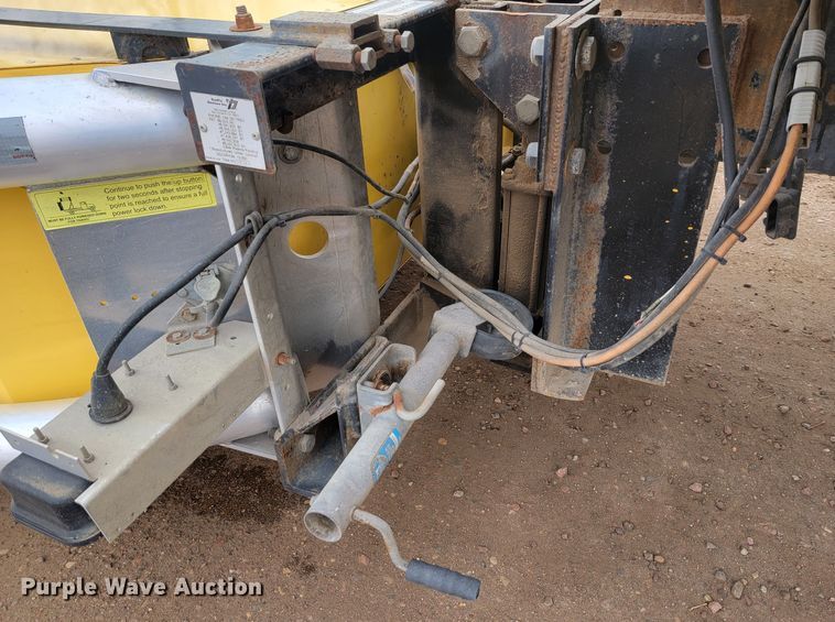 image for item LL9691 2006 International 4300  flatbed truck with crash attenuator