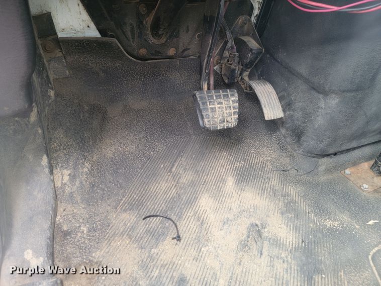 image for item LL9691 2006 International 4300  flatbed truck with crash attenuator