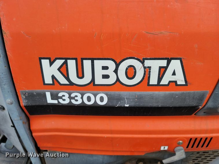 image for item LL9726 Kubota L3300  MFWD tractor