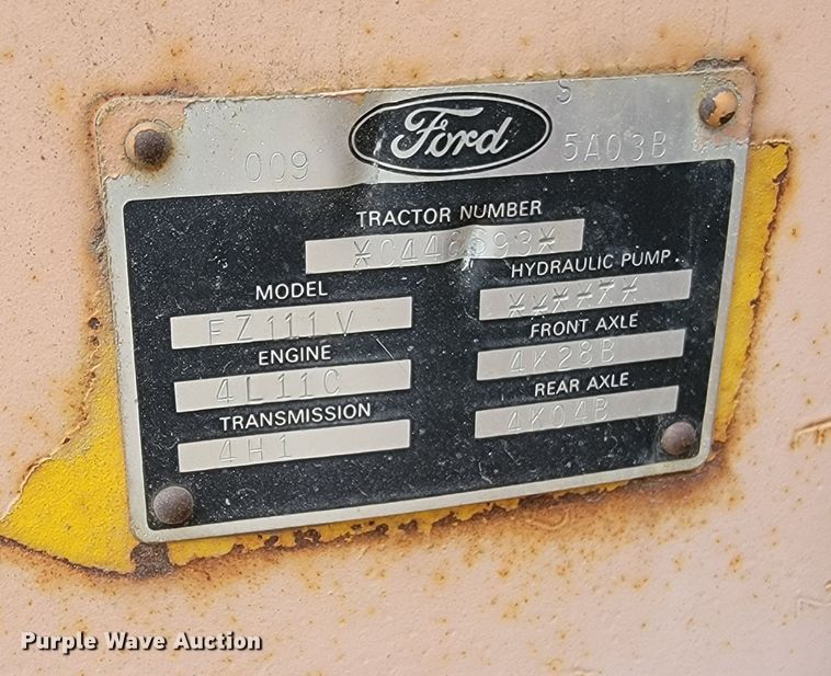 image for item LL9729 Ford A-62  wheel loader