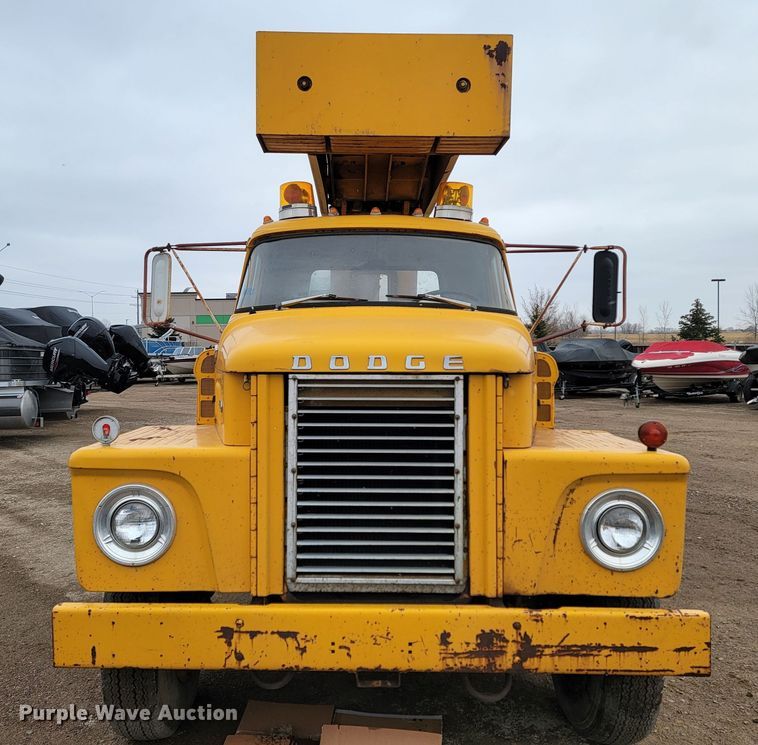 image for item LL9730 1974 Dodge T80  crane truck