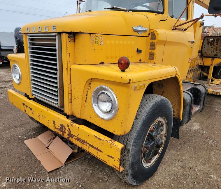image for item LL9730 1974 Dodge T80  crane truck