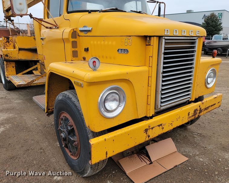 image for item LL9730 1974 Dodge T80  crane truck