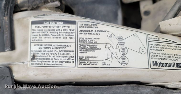 image for item LN9752 1999 Ford F550 Super Duty  utility / service truck