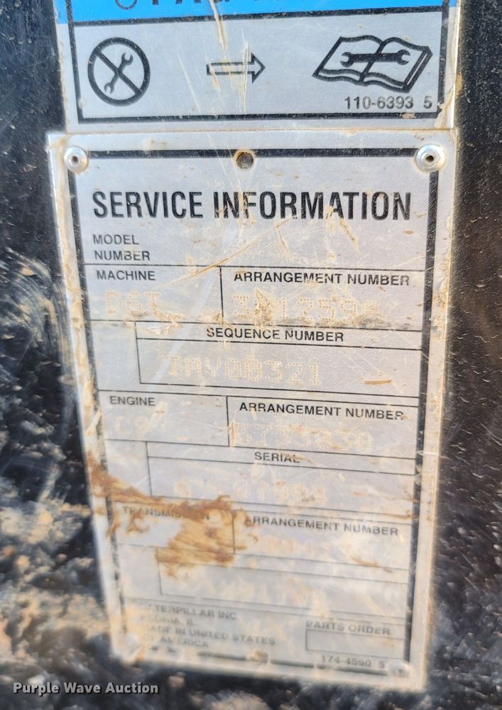 image for item LN9757 2015 Caterpillar D6T XW  dozer