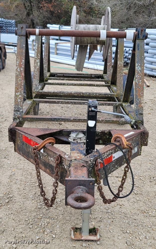 image for item LN9768 1985 Shop built  reel trailer