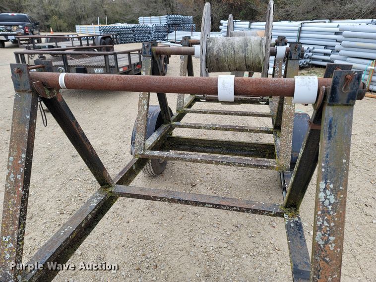 image for item LN9768 1985 Shop built  reel trailer