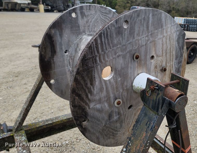 image for item LN9768 1985 Shop built  reel trailer