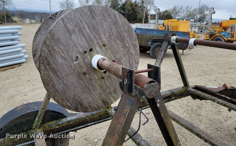 image for item LN9768 1985 Shop built  reel trailer