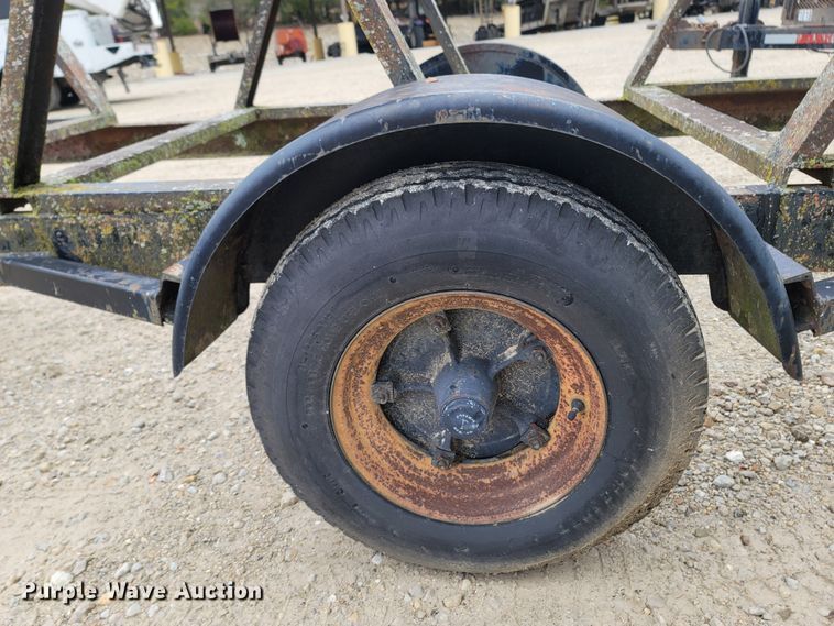 image for item LN9768 1985 Shop built  reel trailer