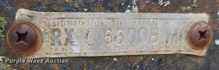 image for item LN9768 1985 Shop built  reel trailer