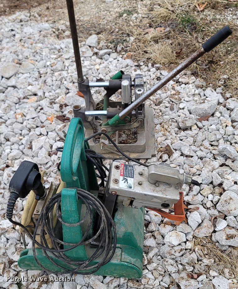 image for item LN9773 McElroy 14 Pitbull  pipe fusion machine