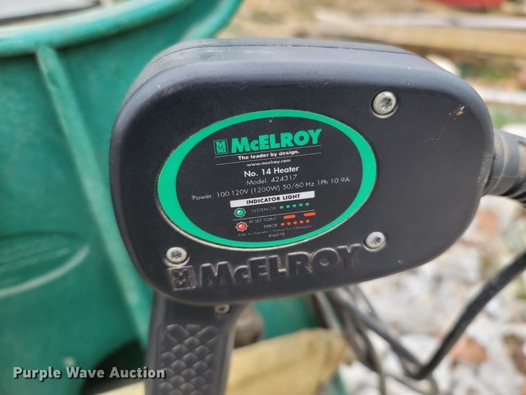 image for item LN9773 McElroy 14 Pitbull  pipe fusion machine