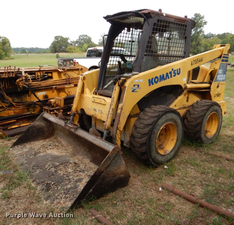 2007 Komatsu SK1020 skid steer loader in Center, TX Item LS9900 sold