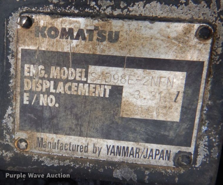 image for item LS9900 2007 Komatsu SK1020  skid steer loader