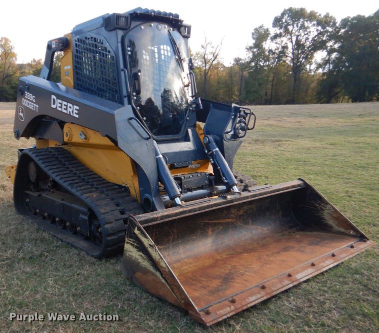 image for item LS9927 2018 John Deere 333G  tracked skid steer loader