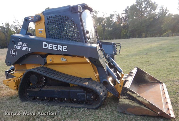 image for item LS9927 2018 John Deere 333G  tracked skid steer loader