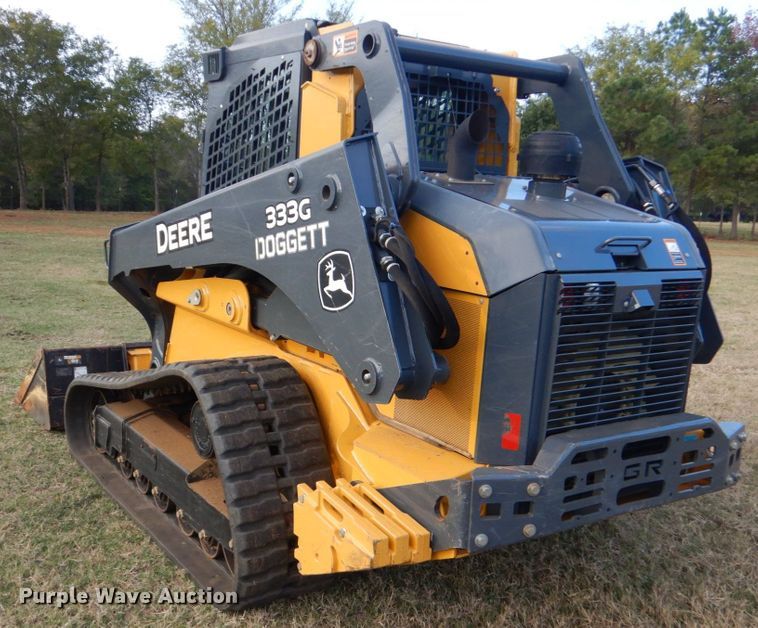 image for item LS9927 2018 John Deere 333G  tracked skid steer loader