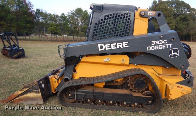 image for item LS9927 2018 John Deere 333G  tracked skid steer loader