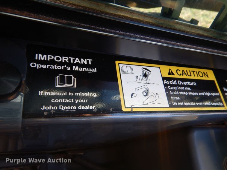 image for item LS9927 2018 John Deere 333G  tracked skid steer loader